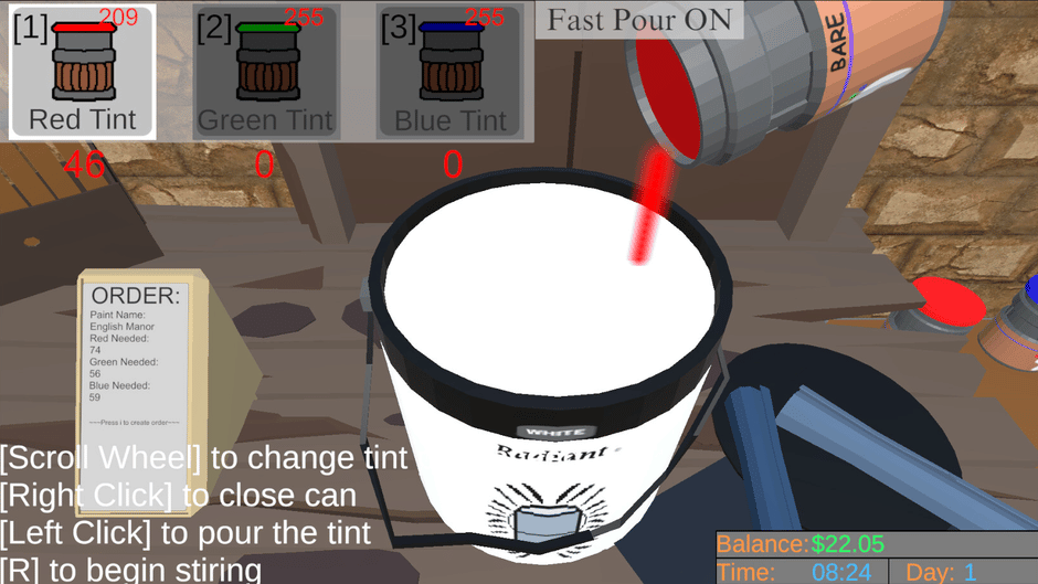 Paint Desk Simulator Screenshot