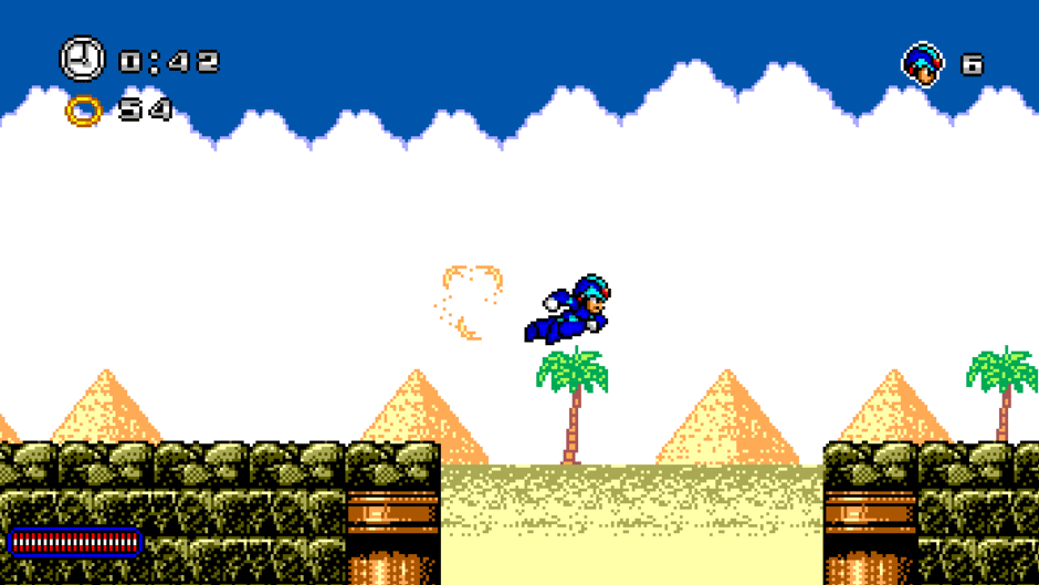 Megaman X in Sonic Blasting Adventure Screenshot