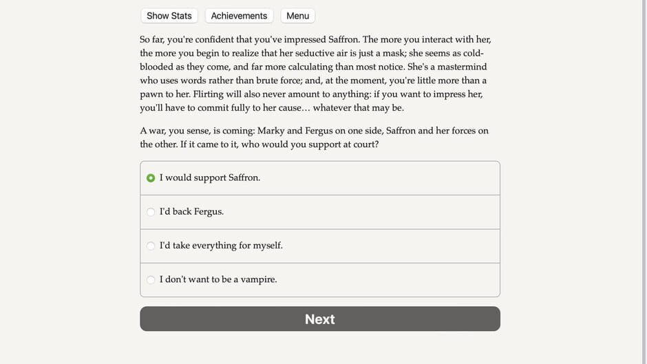 Vampire's Kiss Screenshot