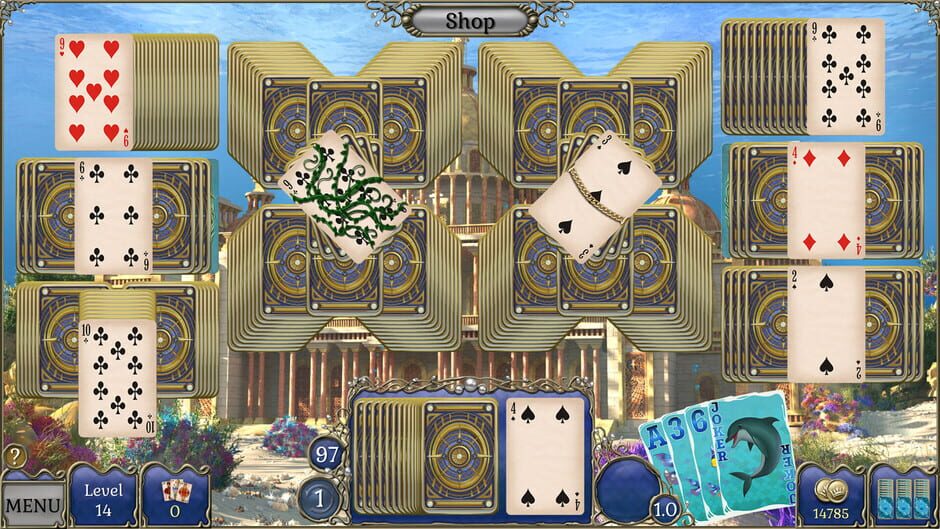 Jewel Match Atlantis Solitaire 4: Collector's Edition Screenshot