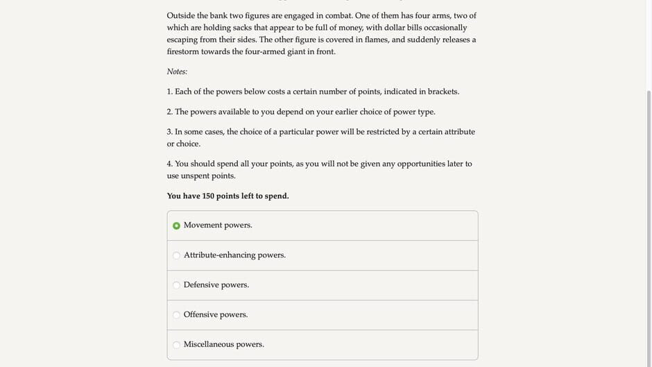 Hero or Villain: Genesis - Supercharged! Screenshot