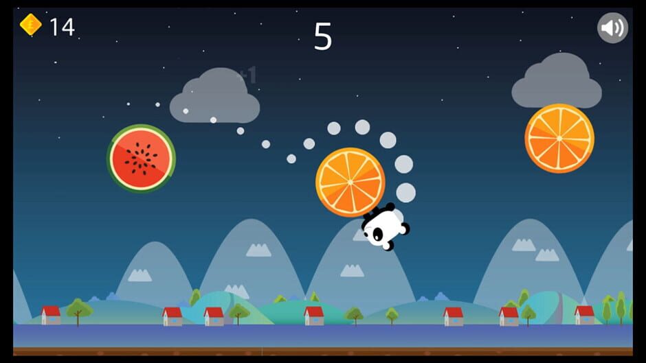 Runner Fruit Jumping Screenshot