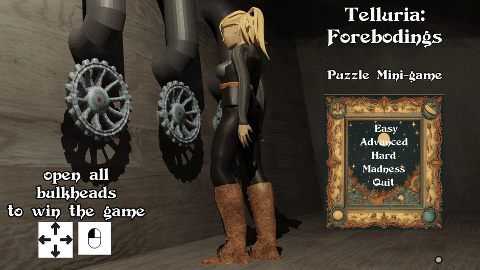 Telluria: Forebodings Gear Minigame Screenshot