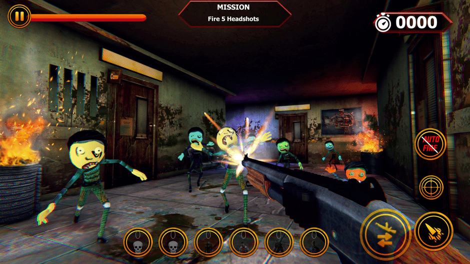 Zombie Sniper Shooter: Stickman War Screenshot