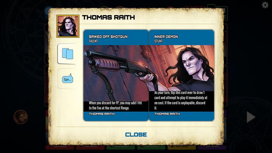 Dresden Files Cooperative Card Game: Fan Favorites Screenshot