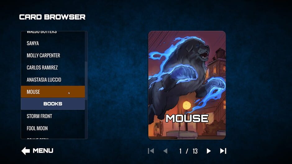 Dresden Files Cooperative Card Game: Mouse & Variants Screenshot