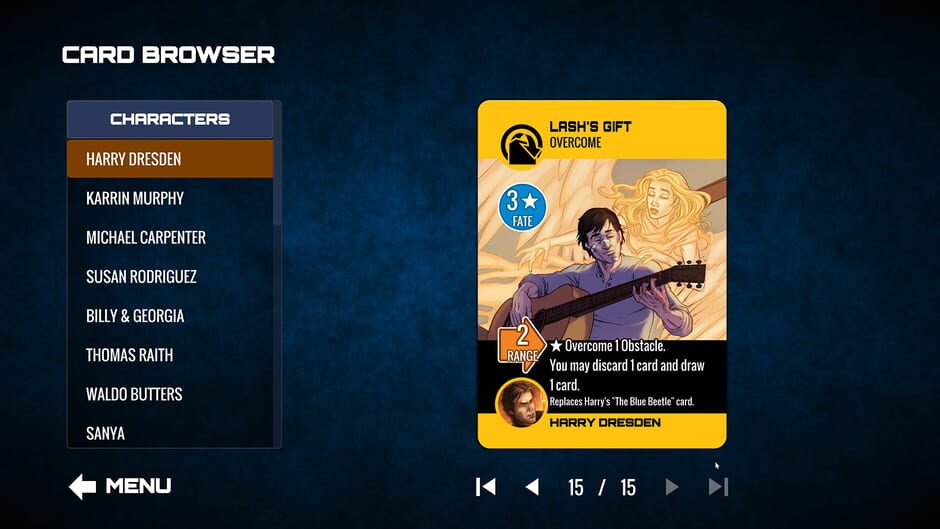 Dresden Files Cooperative Card Game: Mouse & Variants Screenshot