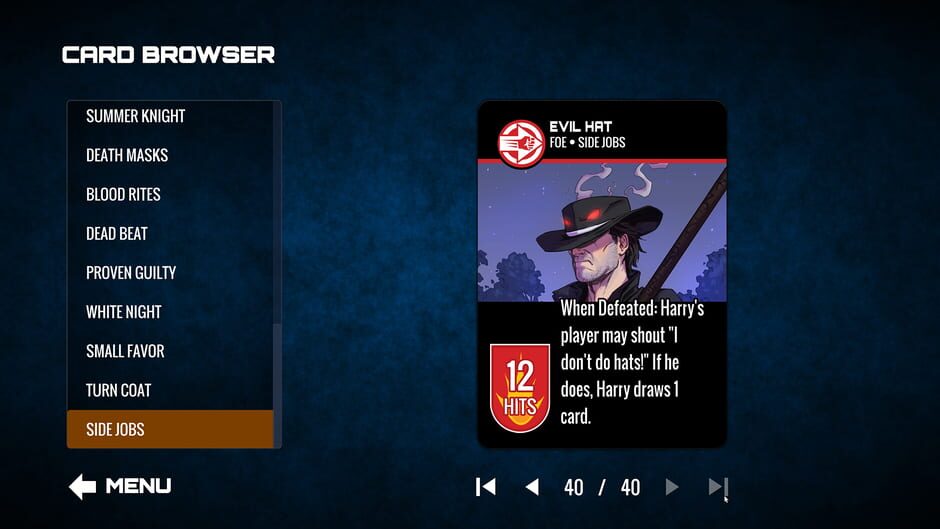 Dresden Files Cooperative Card Game: Mouse & Variants Screenshot