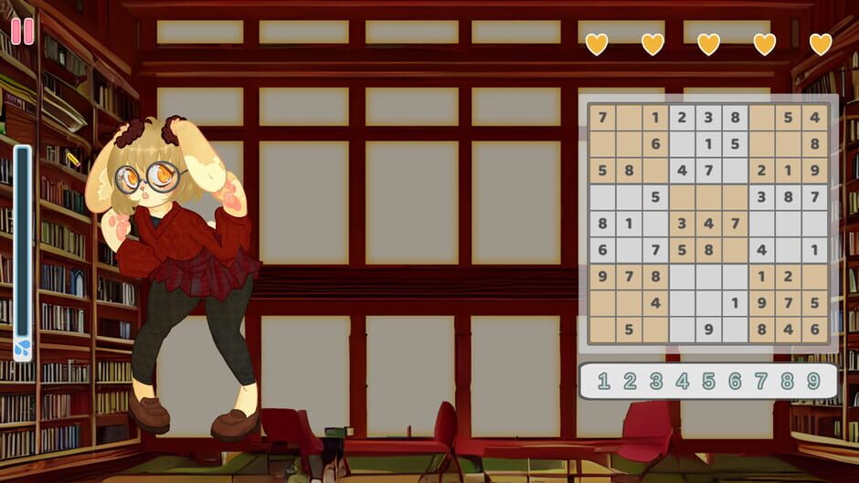 สกรีนช็อตจาก Sud-Oh-Ku: Furry Playtime (รูปที่ 2)