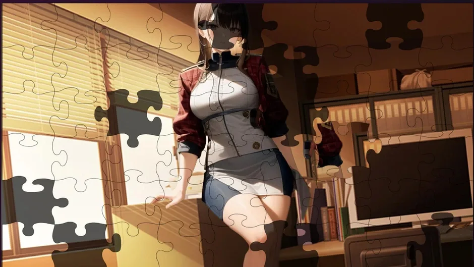 Кадър от Anime Sexy Girl Puzzle: Hentai Game History Adventure