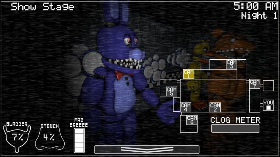 Screenshots Five Nights on the Toilet