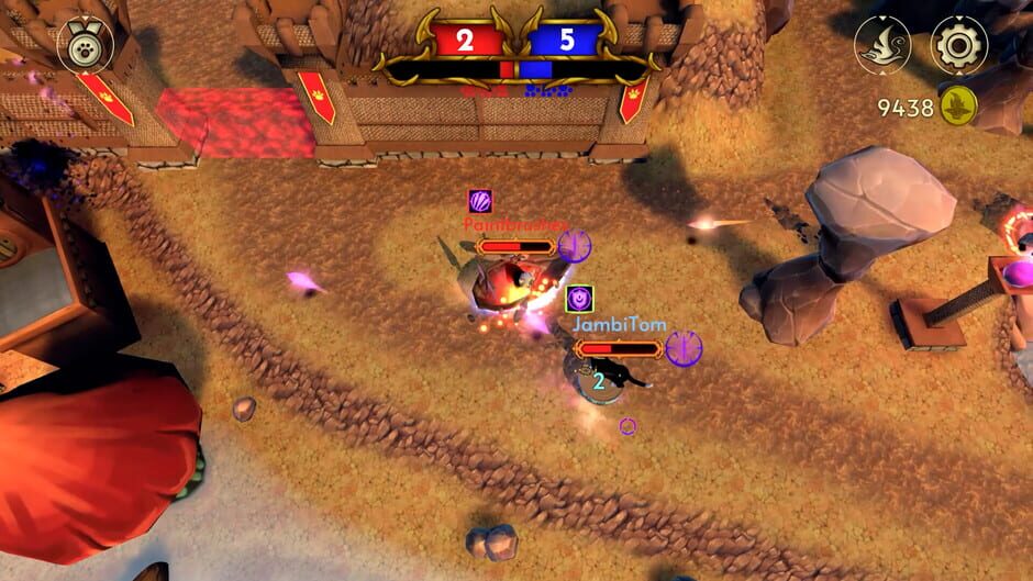 สกรีนช็อตจาก Wizard Cats Tank Battle (รูปที่ 7)