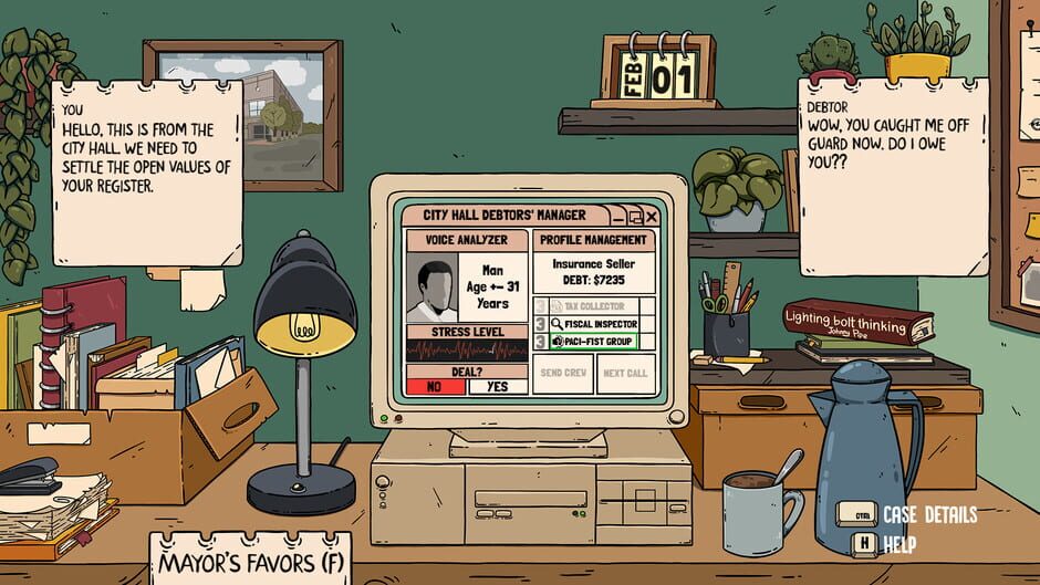 Screenshot Debtors' Club