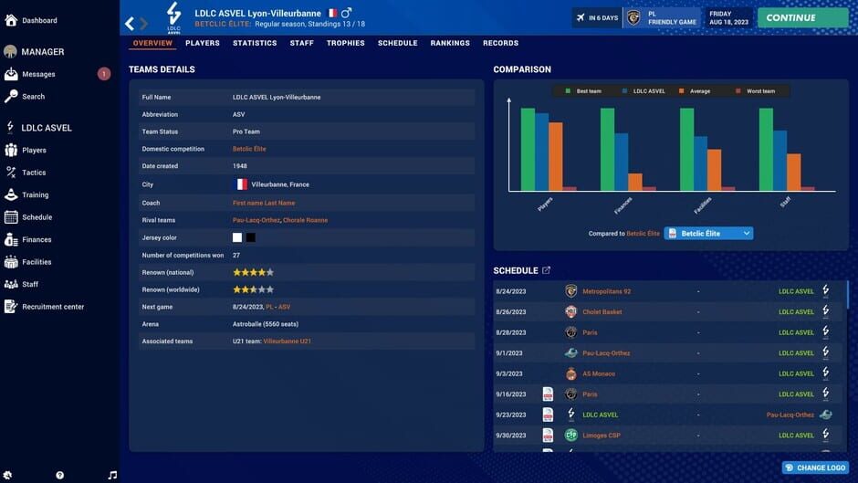 Pro Basketball Manager 2024 Screenshot