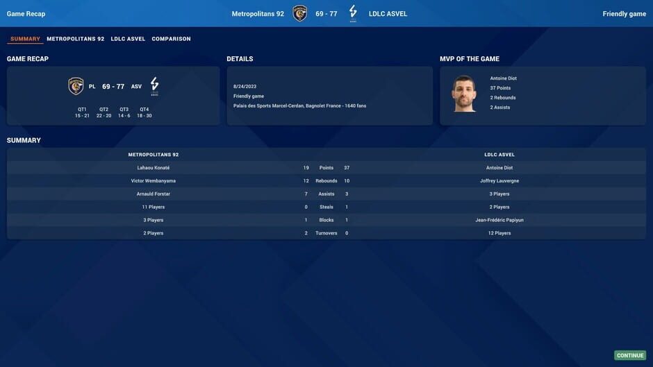 Pro Basketball Manager 2024 Screenshot