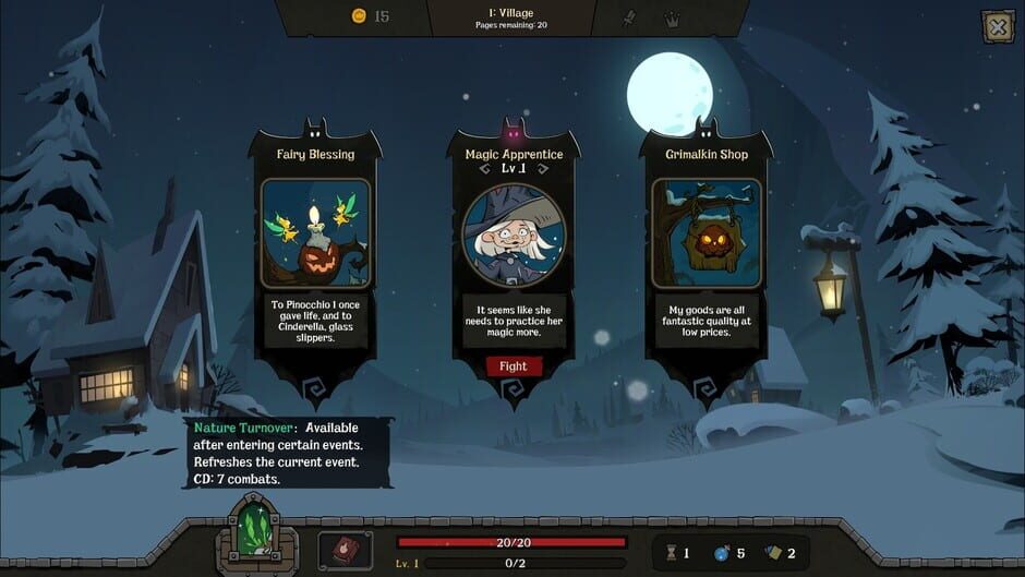 สกรีนช็อตจาก Night of Full Moon: Echoes of Nature - Classic (รูปที่ 2)