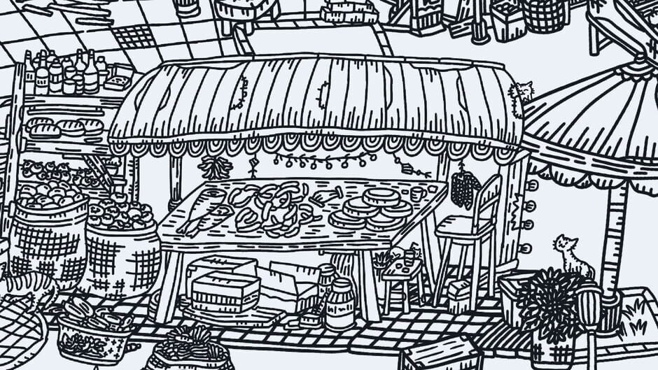 Hidden Cats In Street Market Screenshot