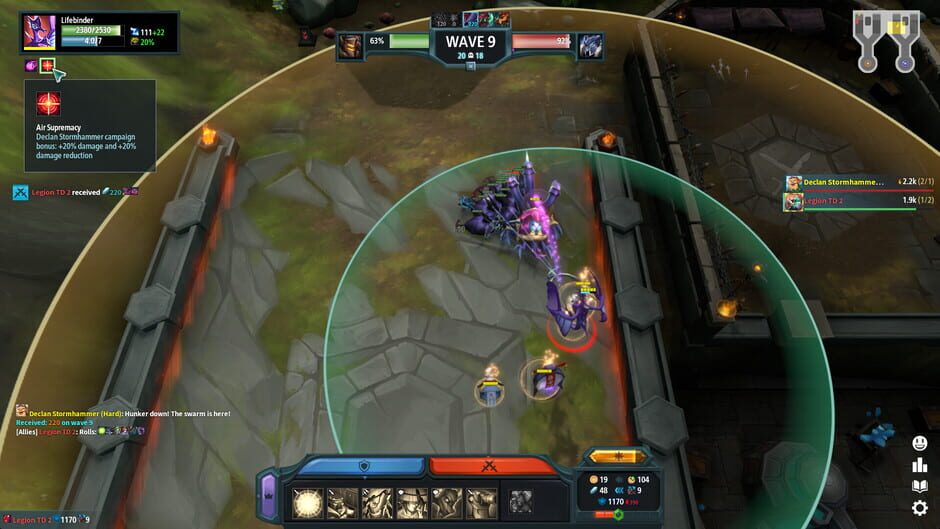 Legion TD 2: Floating Isles Campaign Screenshot