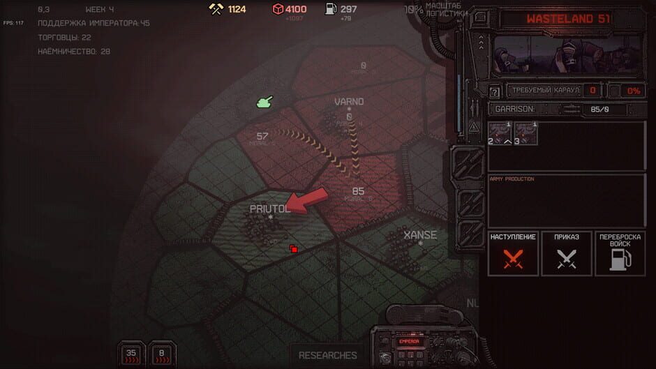 Screenshot Dust Front RTS
