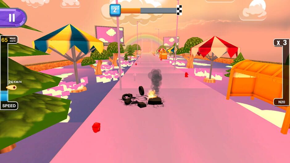 Vice City Race Screenshot