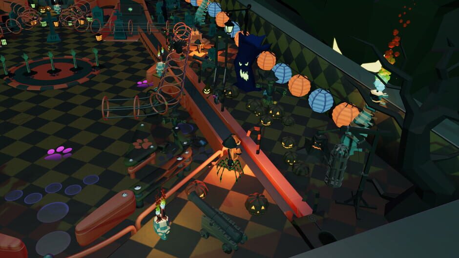 สกรีนช็อตจาก Roxy Raccoon's Pinball Panic: Haunted Halloween (รูปที่ 2)