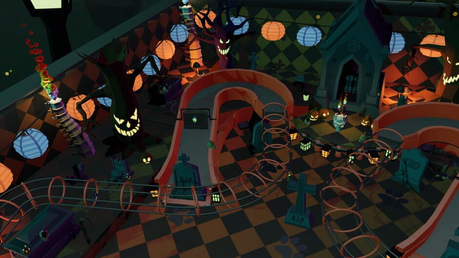 สกรีนช็อตจาก Roxy Raccoon's Pinball Panic: Haunted Halloween (รูปที่ 3)