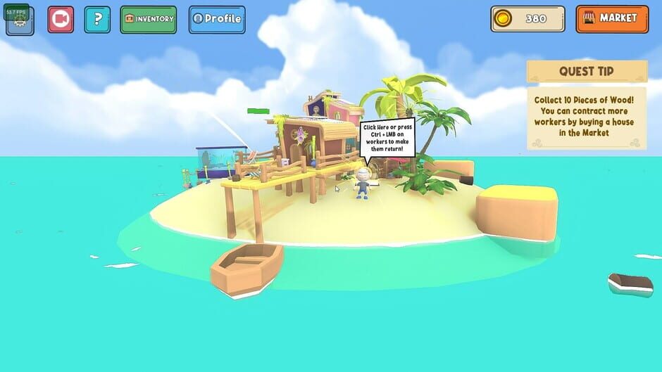 Cozy Island Idle Screenshot