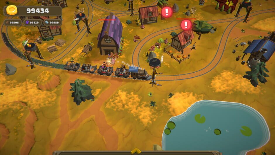 สกรีนช็อตจาก Tracks n' Turrets (รูปที่ 4)