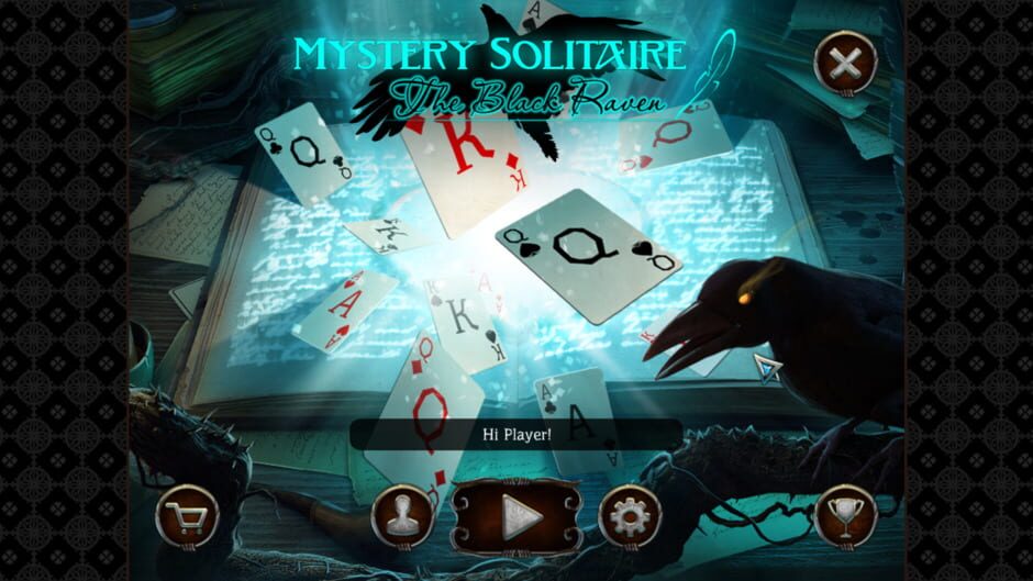 Mystery Solitaire: The Black Raven Screenshot