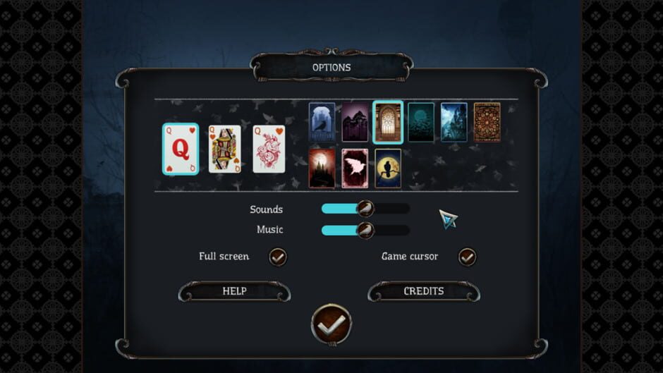 Mystery Solitaire: The Black Raven Screenshot