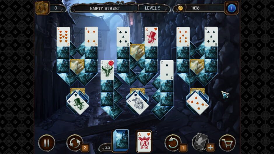 Mystery Solitaire: The Black Raven Screenshot