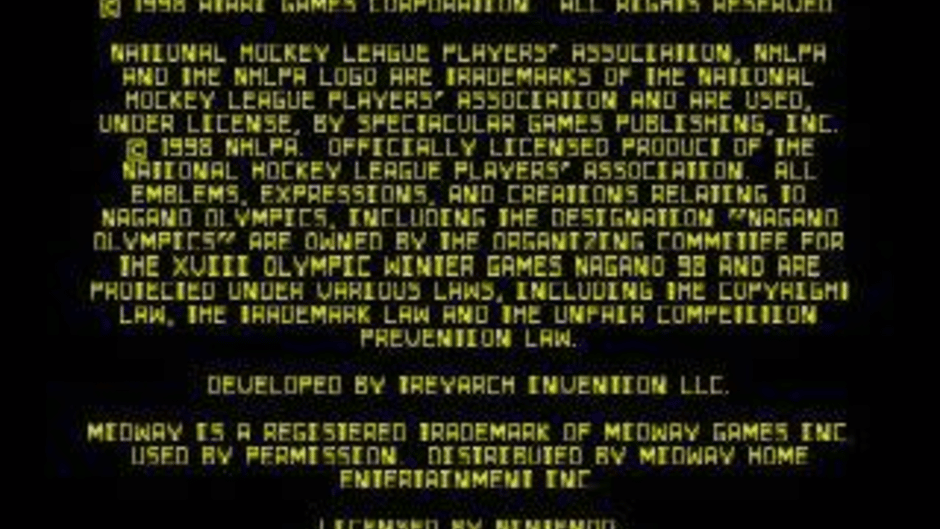 Olympic Hockey 98 Screenshot