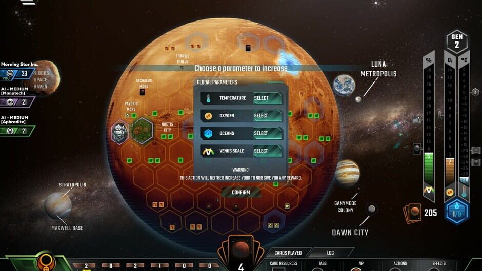 Terraforming Mars: Venus Next Screenshot