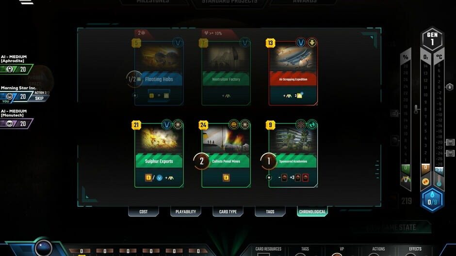 Terraforming Mars: Venus Next Screenshot