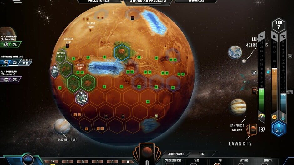 Terraforming Mars: Venus Next Screenshot