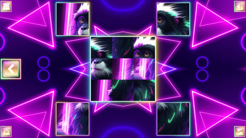 Neon Fantasy: Monkeys Screenshot