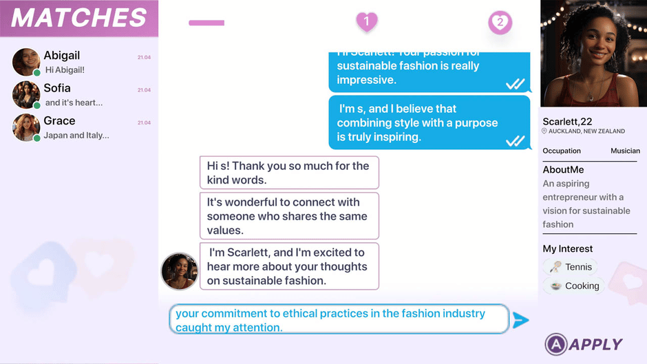 The Love: Date Simulator with Girls Screenshot