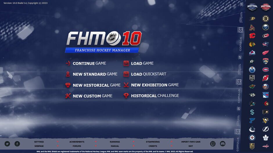 Franchise Hockey Manager 10 Screenshot