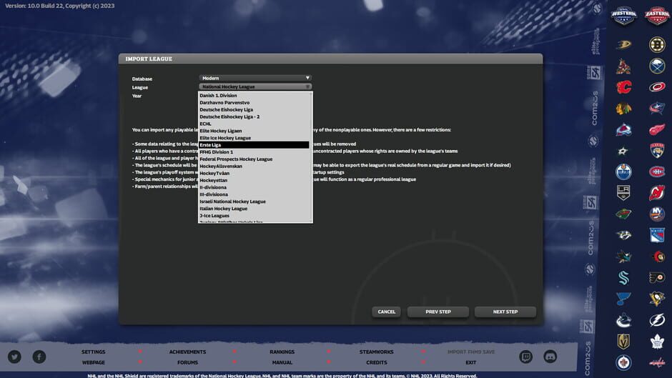 Franchise Hockey Manager 10 Screenshot