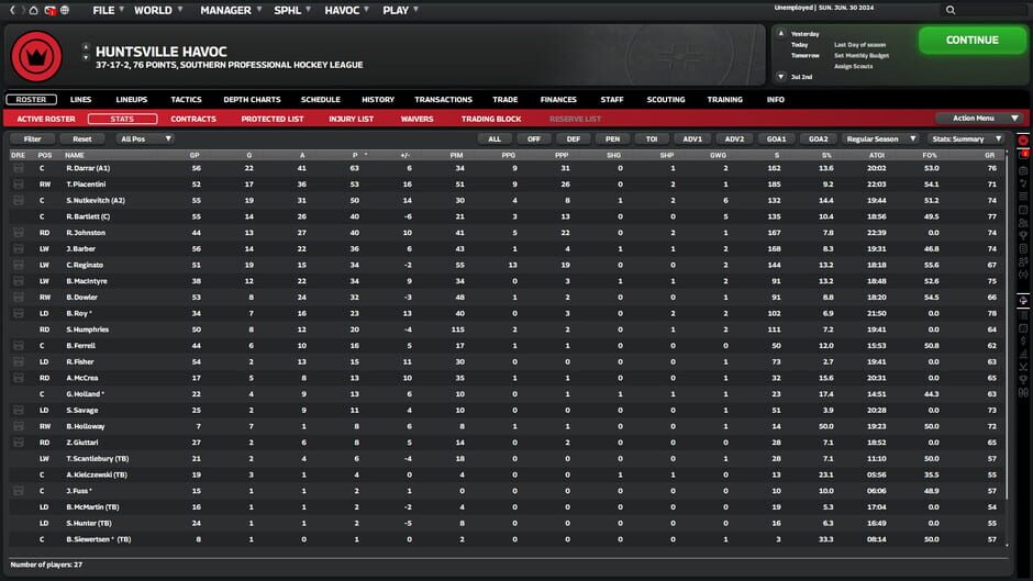 Franchise Hockey Manager 10 Screenshot