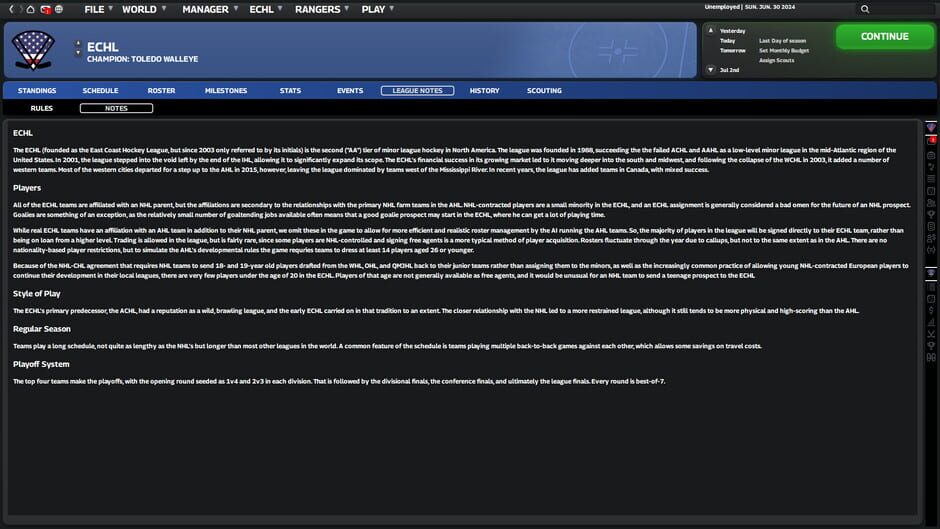 Franchise Hockey Manager 10 Screenshot