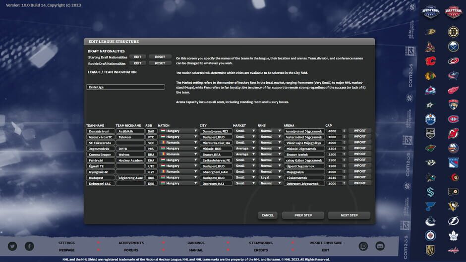 Franchise Hockey Manager 10 Screenshot