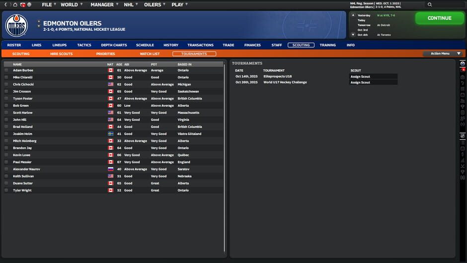 Franchise Hockey Manager 10 Screenshot