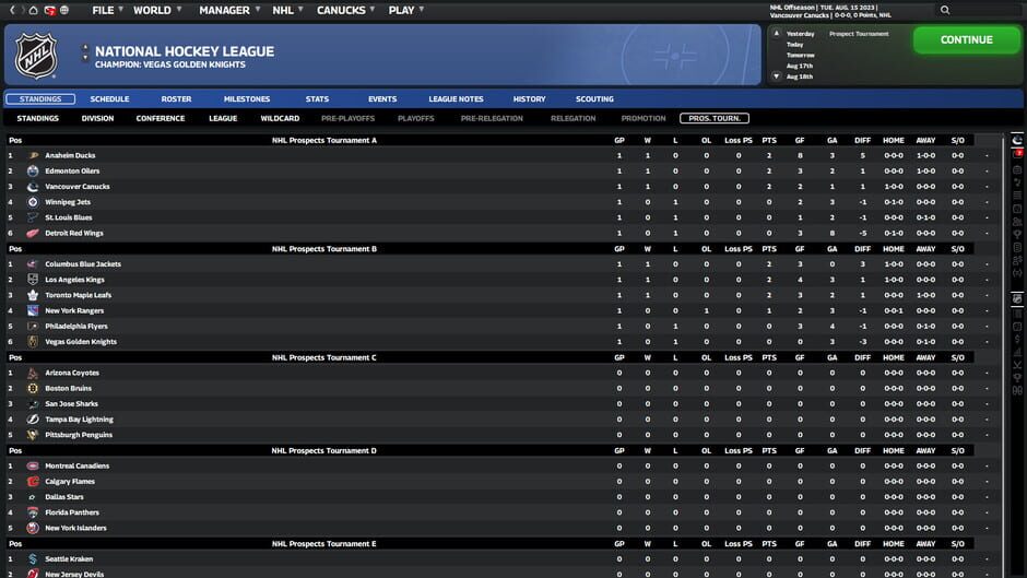 Franchise Hockey Manager 10 Screenshot