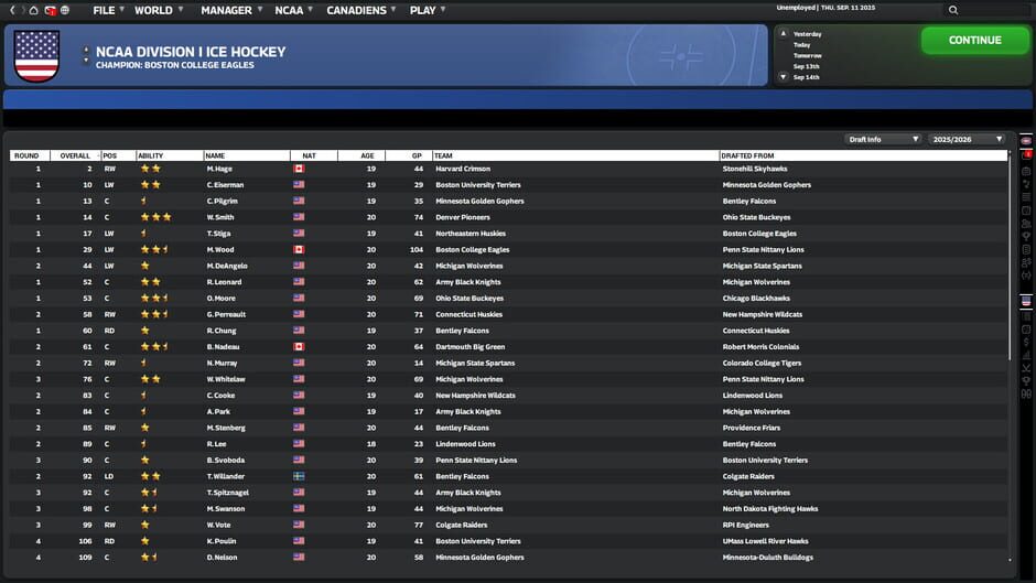 Franchise Hockey Manager 10 Screenshot