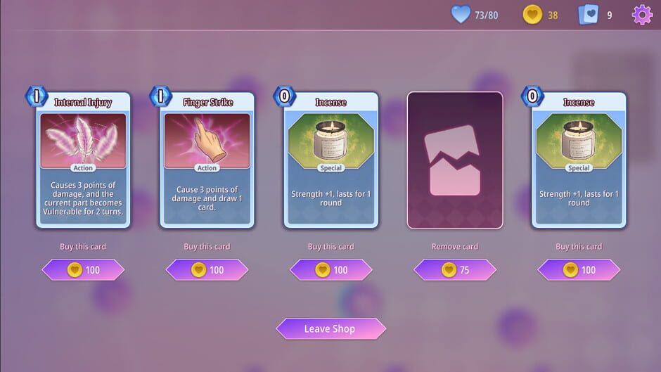 Hypnosis Card Screenshot