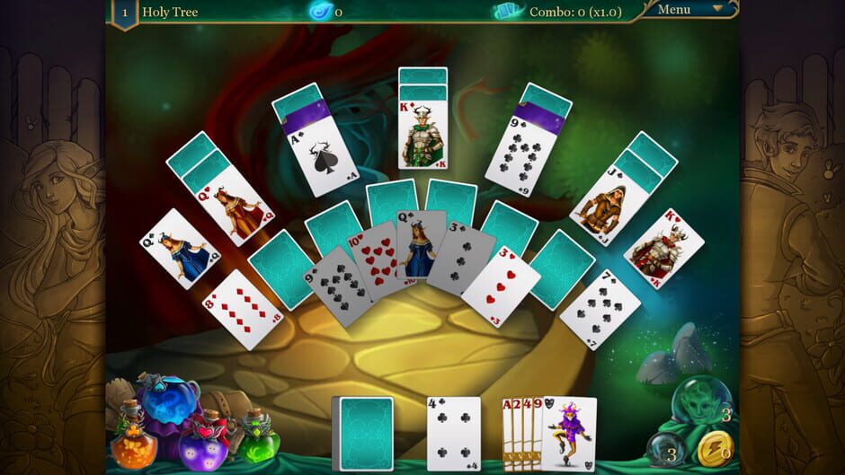 Screenshots Magic Cards Solitaire 2: The Fountain of Life