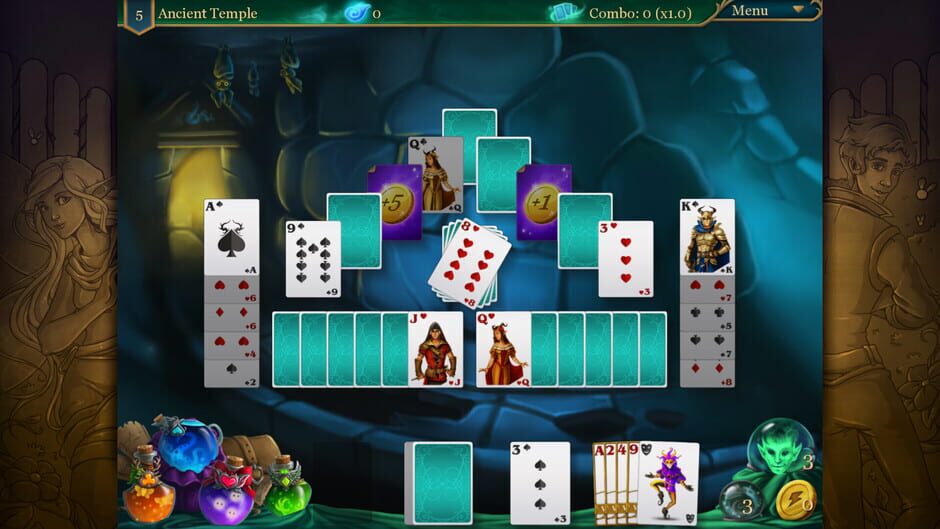 Screenshots Magic Cards Solitaire 2: The Fountain of Life