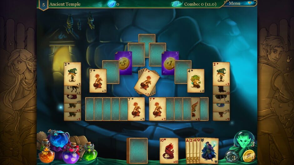 Screenshots Magic Cards Solitaire 2: The Fountain of Life