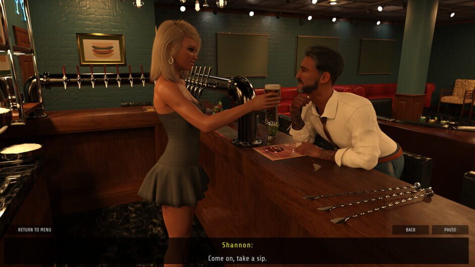 Sex Simulator: Naughty Waitress Screenshot
